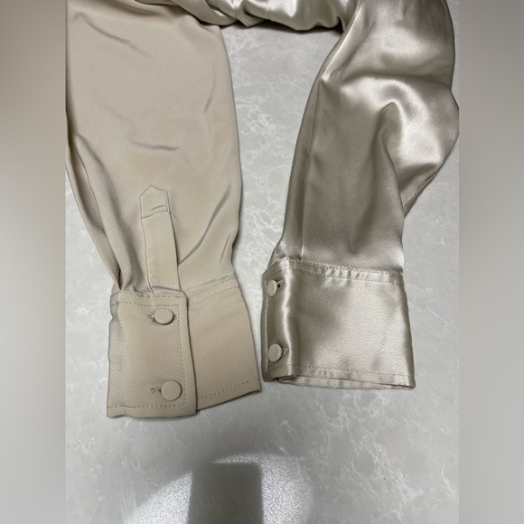 CO Satin Shirt Dress - Picture 6 of 14